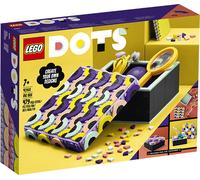 LEGO DOTS My Big Box, Set di Giocattoli Fai da Te con Contenitore con Coperchio Portaoggetti, Regalo Creativo, Giochi per Bambini e Bambine 41960