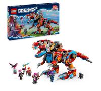 LEGO DREAMZzz 2-in-1 Cooper’s Robot Dinosaur C-Rex Set, T. rex Dino Action Figur