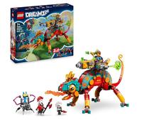 LEGO DREAMZzz 2 in 1 Il Camaleonte di Fuoco di Mateo - Animale Trasformabile in Aereo Giocattolo e Mech o in Guardiano - Costruzioni per Bambini da 7 Anni con 2 Minifigure - Idea Regalo - 71492