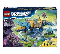 LEGO DREAMZzz 2 in 1 Sottomarino coccodrillo 71512 | Giochi per bambini e bambine da 8 anni, trasformabile in sottomarino aquila, 3 minifigure e 2 ragni, idea regalo, 1107 pezzi