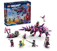 LEGO DREAMZzz 71483 - Creature da incubo della strega che non c'è mai, giocattolo per bambini, giocattolo per costruire un mech, lupo o corvo, giocattolo da costruzione con 5 minifigure, per bambini e