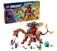 LEGO DREAMZzz 2 in 1 Jet-Dinosauro Giocattolo - l'Animale si Trasforma in uno Stegosauro Corazzato - con 4 Minifigure e 2 Creature del Tesoro da Collezione - Regalo per Bambini da 9 anni in su - 71514
