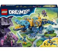 LEGO DREAMZzz 2 in 1 Sottomarino Coccodrillo Giocattolo - Trasformabile in Sottomarino Aquila - con 3 Minifigure, 2 Ragni e Creatura del Tesoro Blu da Collezione - Regalo per Bambini 8+ Anni - 71512