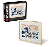 LEGO Art Hokusai - La Grande Onda, Set Fai Da Te, Hobby Creativi per Adulti, Idea Regalo di Compleanno per Uomo, Donna, Lui, Lei, Marito o Moglie, Quadri Giapponesi per Decorazioni Casa 31208