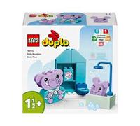 LEGO DUPLO 10413 Attività Quotidiane: il Bagnetto, Giochi per Bambini da 1.5 Anni, Playset Didattico con 2 Elefanti Giocattolo