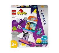 LEGO DUPLO 10422 Avventura dello Space Shuttle 3 in 1, Astronave Giocattolo Didattica, Gioco Educativo per Bambini di 3+ Anni