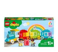 LEGO DUPLO 10954 Treno dei Numeri Giocattolo - Impariamo a Contare, Giochi Educativi con Cane Giocattolo per Bambini 18+ mesi
