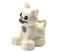 LEGO DUPLO Bianco Baby Kitten Minifigure dal 10949 (Insaccato)