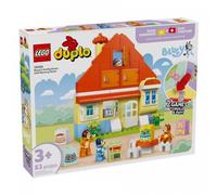 LEGO DUPLO Bluey: Casa della Famiglia Bluey con Gioco di Memoria - Giochi Educativi con 3 Personaggi, Casetta con Finestre Apribili e Gioco da Tavolo - Regalo per Bambine e Bambini 3+ Anni - 10459