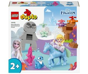 LEGO DUPLO Disney 10418 Elsa e Bruni nella Foresta Incantata, Gioco pe