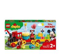 LEGO DUPLO Disney 10941 Il Treno del Compleanno di Topolino e Minnie, Giochi Educativi per Bambini dai 2 Anni, Idea Regalo
