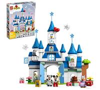 LEGO DUPLO Disney 10998 - Set da costruzione 3 in 1 Magic Castle per giochi in famiglia con 5 personaggi Disney tra cui Topolino, Minnie e amici, Magical Disney 100 per bambini e bambini dai 3 anni in