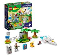 LEGO DUPLO Disney e Pixar La Missione Planetaria di Buzz Lightyear, Giochi per Bambini da 2 Anni con Astronave Giocattolo, Ox il Gatto Robot, Ivan il Computer e Eric il Droide Triangolare 10962