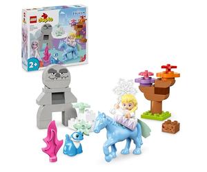 LEGO DUPLO Disney Elsa e Bruni nella Foresta Incantata - Gioco Didattico di Frozen 2 per Bambini e Bambine da 2 Anni - con 4 Personaggi tra cui la Mini Bambola di Elsa - Regalo di Compleanno - 10418