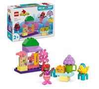 lego duplo - il chiosco del caffè di ariel e flounder - lego 10420 giocattolo della sirenetta 22pz anni 2+