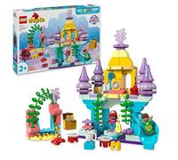 LEGO DUPLO Disney Il Magico Palazzo Sottomarino di Ariel - Castello Giocattolo della Sirenetta per Bambine e Bambini da 2 Anni - Giochi Didattici con 3 Personaggi e Accessori - Idea Regalo - 10435