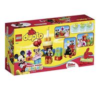 LEGO DUPLO Disney Il Trenino di Topolino e Minnie, Grande Set di Costruzioni con Torta da Costruire, Treno e Mattoncini con Numeri, Giocattoli Educativi per Bambini di Età Prescolare 2-5 Anni, 10597