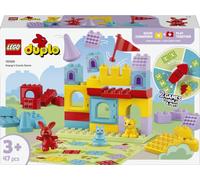 LEGO DUPLO Gioco al castello con Salterello 10450 | Giochi didattici per bambine e bambini da 3 anni, 3 animali giocattolo, sviluppo motricità fine, idea regalo, 47 pezzi