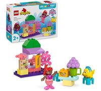 lego duplo - il chiosco del caffè di ariel e flounder - lego 10420 giocattolo della sirenetta 22pz anni 2+