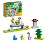 LEGO DUPLO Jurassic World l’Asilo Nido dei Dinosauri, Set con Mattoncini Grandi, 3 Animali Giocattolo, Fiori e Piante da Costruire, Giochi per Bambini e Bambine da 2 anni in su 10938
