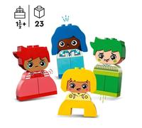 LEGO DUPLO Le mie prime forti emozioni e grandi sentimenti 10415, Giocattolo per neonati, 23 mattoncini colorati e 4 personaggi