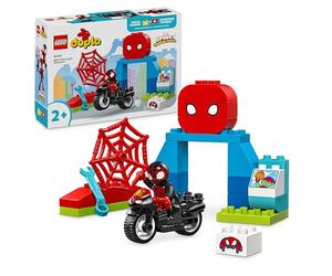 LEGO DUPLO Marvel L’Avventura in Moto di Spin - Gioco Educativo per Bambini e Bambine da 2 Anni - Include una Moto Giocattolo e una Figura - Idea Regalo da Spidey e i Suoi Fantastici Amici - 10424