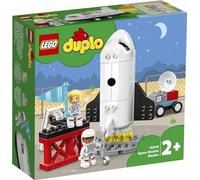 LEGO DUPLO Missione dello Space Shuttle, Set con Razzo Spaziale Giocattolo, 2 Astronauti, Rampa e Buggy con Radar, Giochi Creativi per Bambini e Bambine da 2 Anni, Idee Regalo di Compleanno 10944