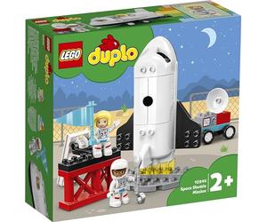 LEGO DUPLO Missione dello Space Shuttle, Set con Razzo Spaziale Giocattolo, 2 Astronauti, Rampa e Buggy con Radar, Giochi Creativi per Bambini e Bambine da 2 Anni, Idee Regalo di Compleanno 10944