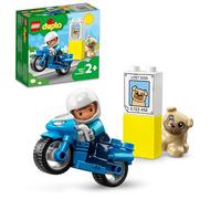 LEGO DUPLO Motocicletta Della Polizia, Moto Giocattolo e Cane per Bambini e Bambine da 2 Anni in su, Giochi Creativi per lo Sviluppo di Abilità Motorie, Piccola Idea Regalo di Compleanno 10967
