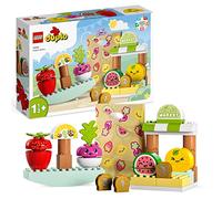 LEGO DUPLO My First Mercato Biologico, Set Creativo con Cibo Giocattolo per Bambini e Bambine da 18 mesi a 3 anni, Giochi Educativi Impilabili per Imparare i Numeri 10983
