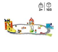 LEGO DUPLO My Town 10428 Il grande treno interattivo della comunità - Giocattoli per lapprendimento precoce 3 anni