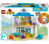 Lego duplo 10449 prime esperienze: visita dal dottore, giocattolo educativo per bambini 2+ per sviluppo abilità socio-emotive