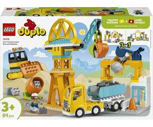 LEGO DUPLO Town (10476). Cantiere e veicoli 3 in 1