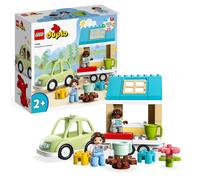 LEGO DUPLO Town Casa su Ruote, Set da Campeggio con Mattoncini Grandi e Figure,