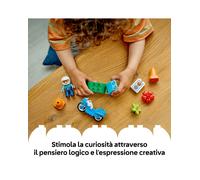 LEGO DUPLO Motocicletta Blu della Polizia - Gioco Didattico per la Motricità Fine - con Moto Giocattolo, Poliziotto, Semaforo e 2 Coni - Regalo di Compleanno per Bambini e Bambine da 2 Anni - 10471
