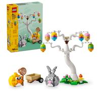 lego creator - coniglietto pasquale e caccia alle uova - lego 40808 con figure di coniglio e uccellino anni 8+ 140pz