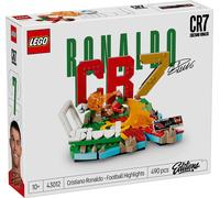 LEGO Editions Cristiano Ronaldo - Highlights Calcistici Giocattolo - Modello 3D da Esposizione con Minifigure da Collezione - Decorazione Camera da Letto - Regalo Bambini e Bambine da 10 Anni - 43012