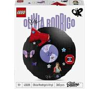 LEGO Editions Vinile di Olivia Rodrigo - Giocattolo con Modello di Disco, Minifigure e Accessori - Decorazione da Parete o Scrivania - Regalo Musicale per Bambine, Bambini e Fan da 10 Anni in su 43028