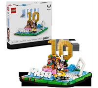 LEGO Editions Lionel Messi - Highlights Calcistici Giocattolo - Modello 3D da Esposizione con Minifigure da Collezione - Decorazione Camera da Letto - Regalo per Bambini e Bambine da 10 Anni - 43011