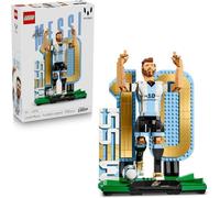LEGO Editions Lionel Messi - Leggenda del Calcio Giocattolo - Kit Modellismo con Action Figure 3D da Esposizione - Decorazione Cameretta - Regalo per Bambini e Bambine da 12 Anni e Fan Adulti - 43015