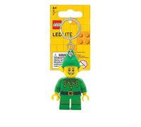 LEGO Elfo Natale Minifigure Iconico Luce Chiave (Portachiavi / Portachiavi)