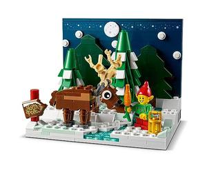 LEGO Exklusiv Set Vorgarten dei Weihnachtsmanns Limitiert 317 Teile