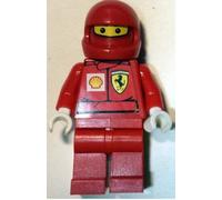 Lego F1 Ferrari Pit Crew Member - con adesivi Shell Torso - rac025bs - set 8144
