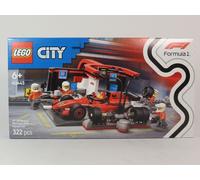 Lego Ferrari F1 Formula 1 Car with Pirt Stop & Pit Crew 1/32 60443
