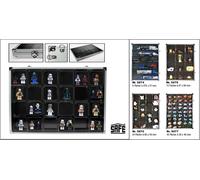 Lego Figure Vetrina in ALU 24 Scomparti 65x58x43mm Safe 5876