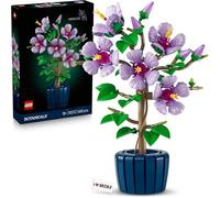 Lego - Fiore di ibisco (10372) - Fiore Lego Botanicals, bouquet decorativo (con piastrelle stampate)