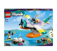 LEGO Friends 41752 Idrovolante di Salvataggio, Aereo Giocattolo Soccorso Animali con Balena e Mini Bamboline per Bambini 6+
