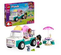 Lego friends 42644 il furgone dei gelati di heartlake city, giochi didattici bambine 4+, camion giocattolo, cibo e accessori
