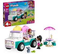 Lego friends 42644 il furgone dei gelati di heartlake city, giochi didattici bambine 4+, camion giocattolo, cibo e accessori