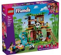 LEGO Friends Il Santuario dei Panda Giocattolo per la Cura degli Animali con Casa sull'Albero, Veicolo ATV, 2 Mini Bamboline e 3 Panda - Giochi Creativi per Bambine da 7 Anni in su - 42648